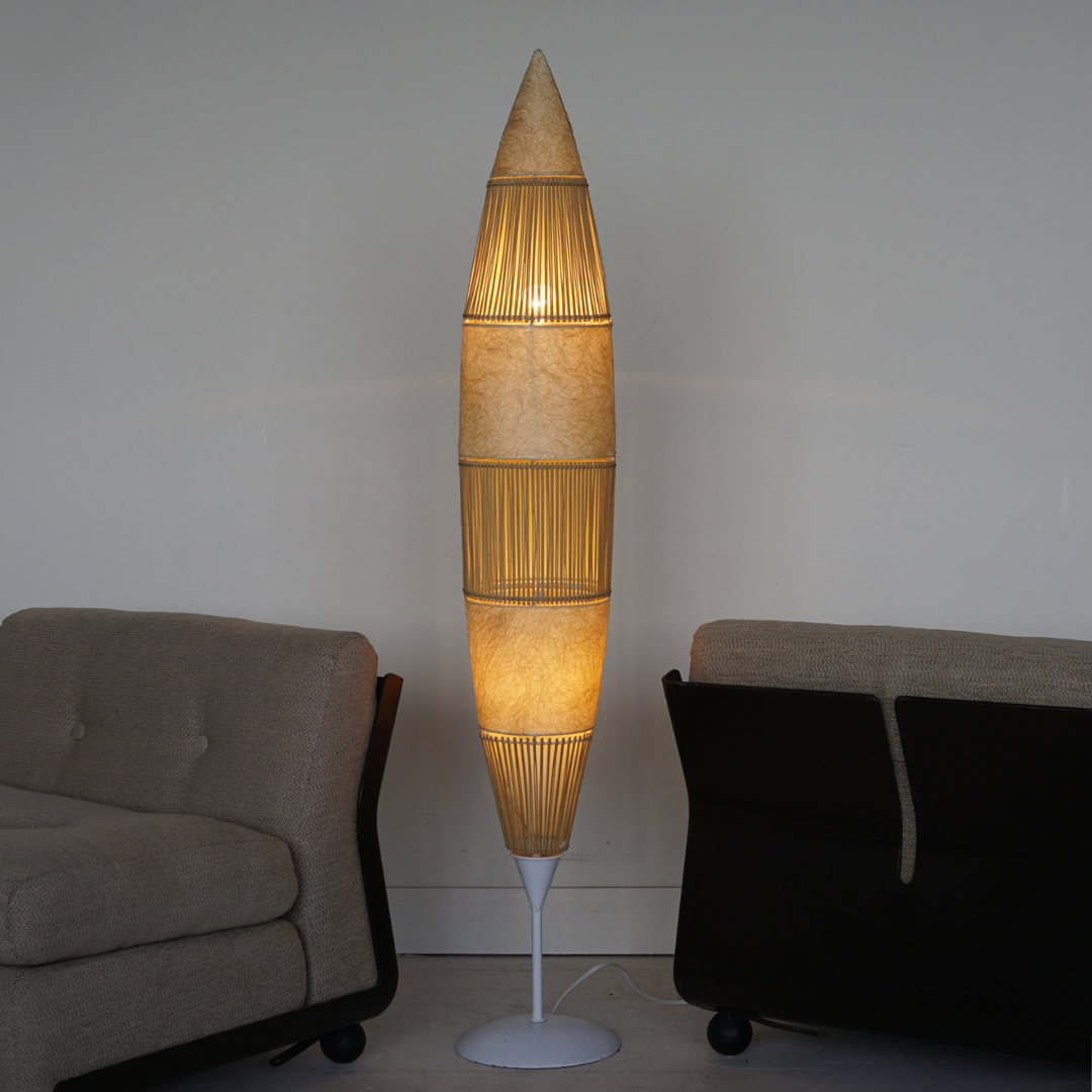 Vintage Bullet-Shaped Floor and Side Lamps