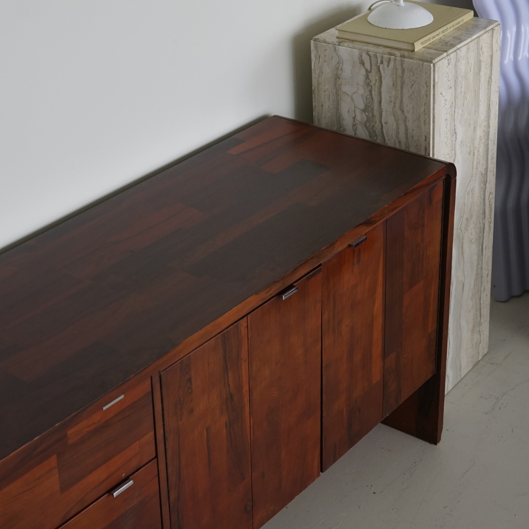 Rosewood Credenza by Henri Vallières