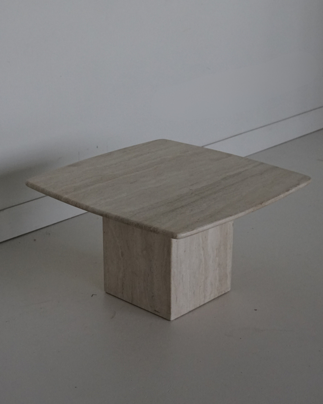 Travertine Bullnose Square Coffee Table