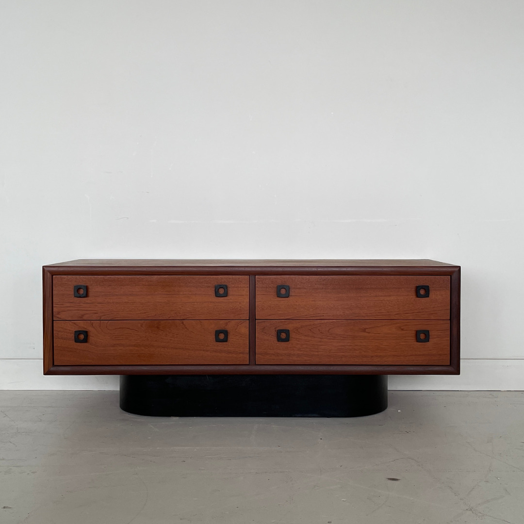 Low Profile Teak Dresser/Credenza by RS Associates