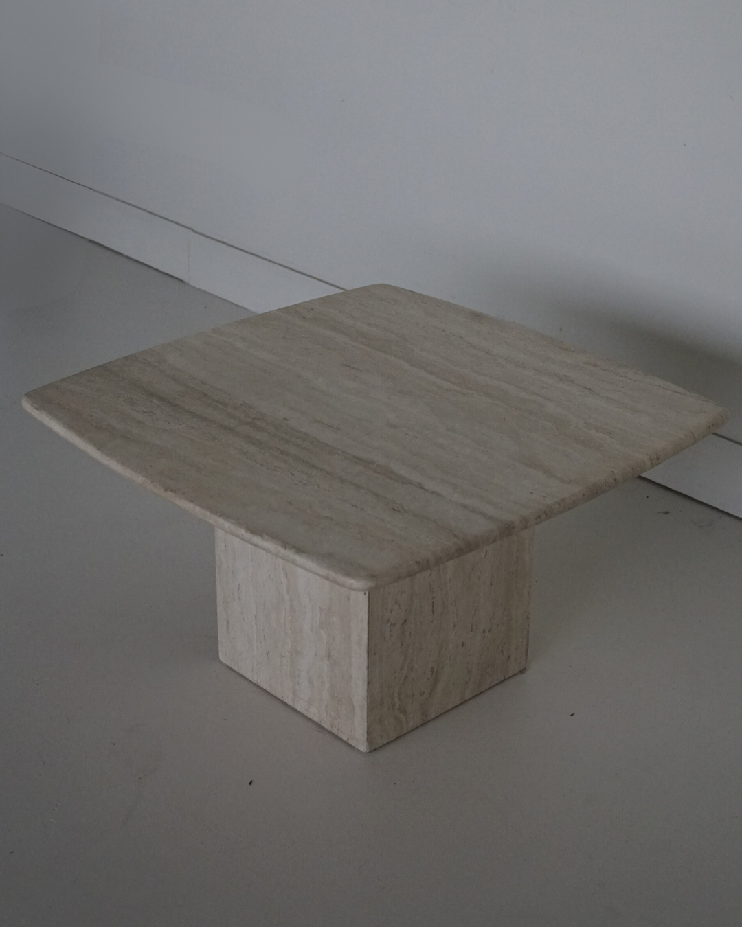 Travertine Bullnose Square Coffee Table