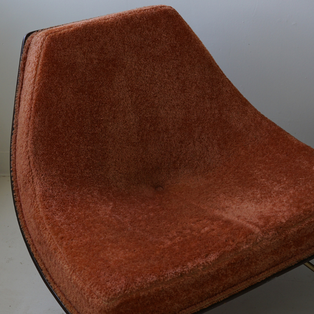 Burnt Orange Winnipeg Chair by A.J. Donahue