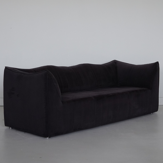 Indigo Three-Seater Velvet Couch