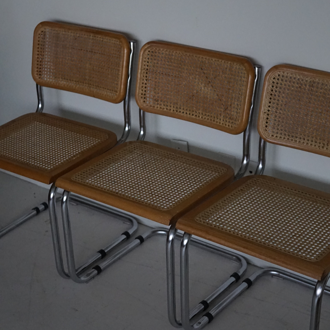 (3) Armless Cesca Chairs