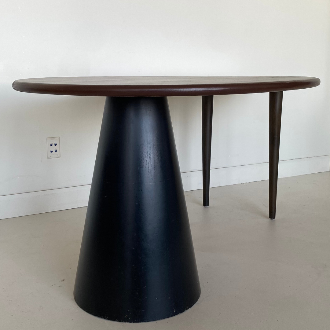 Sculptural Dining Table by Les Entreprises Plastibois, Canada