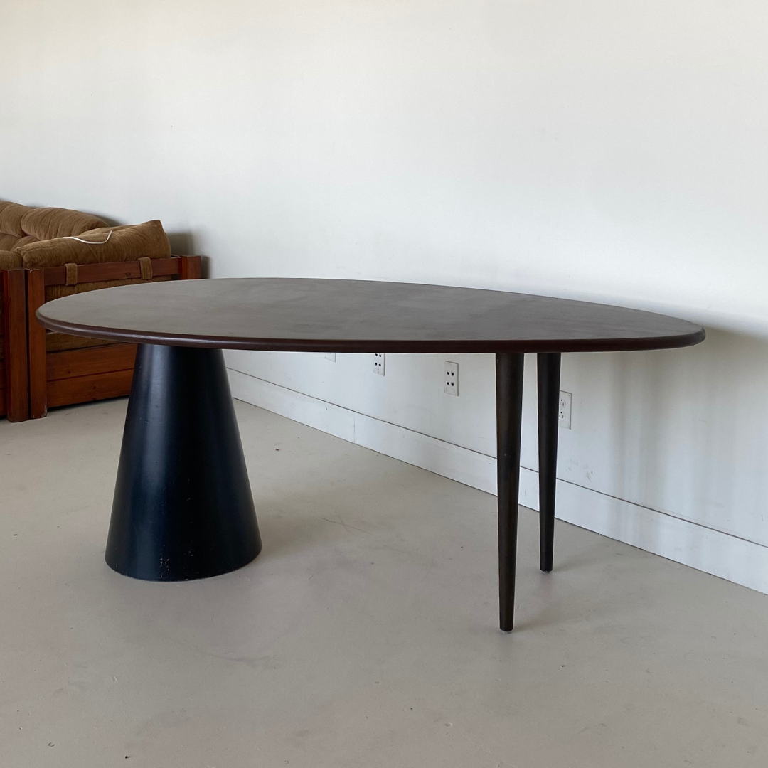 Sculptural Dining Table by Les Entreprises Plastibois, Canada