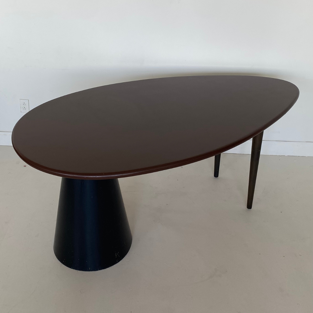 Sculptural Dining Table by Les Entreprises Plastibois, Canada