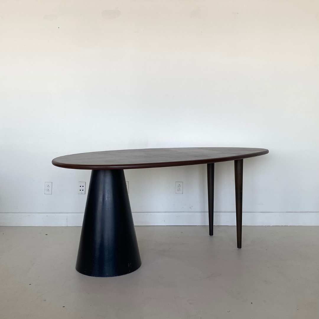 Sculptural Dining Table by Les Entreprises Plastibois, Canada