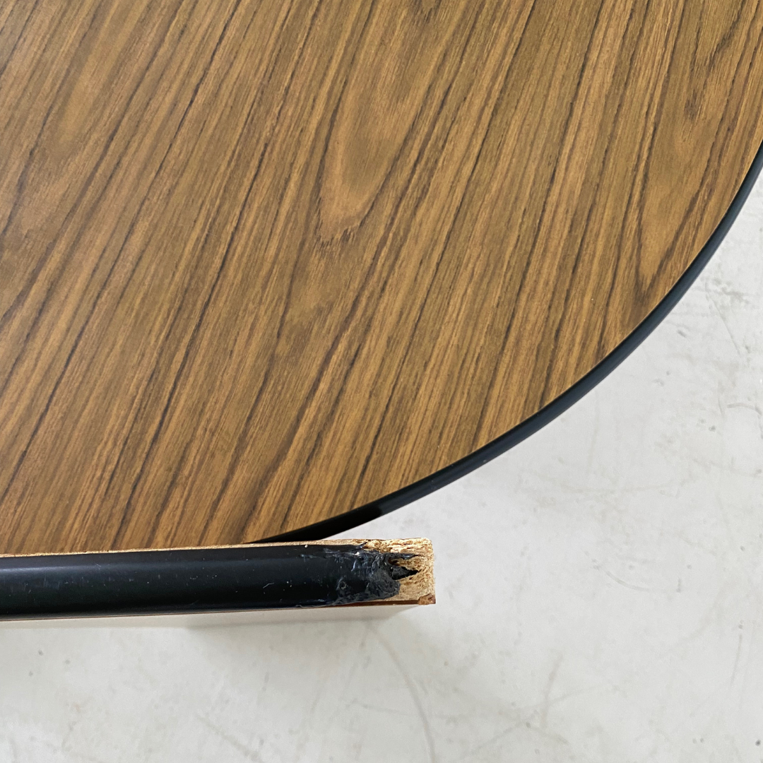 Vintage Oval Dining Table with an Extension Panel