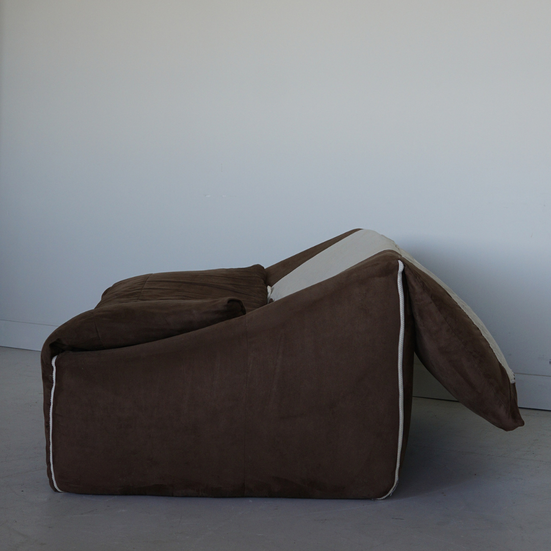 Plumy Style Sofa and Ottoman by Annie Hieronimus