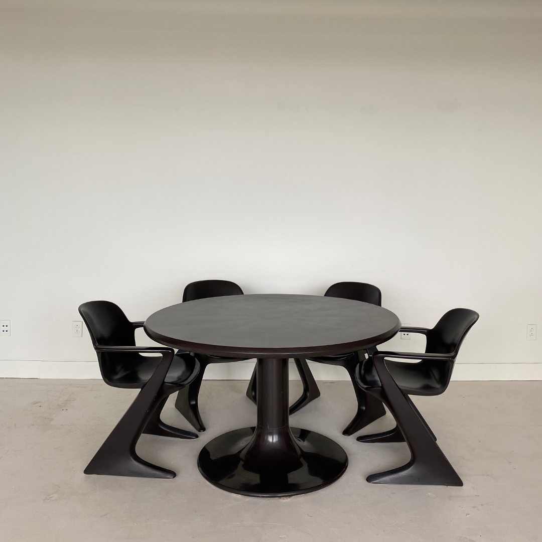 Space Age Tulip Dining Table by Ernst Moeckl for Horn Collection, 1960s, Germany