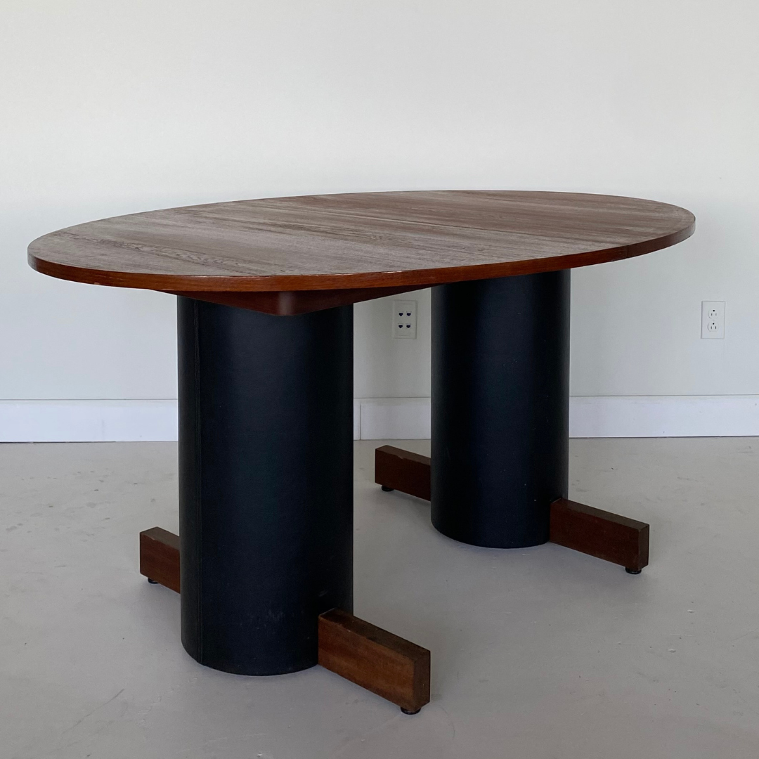 Rare Teak « La Rose » Dining Table by RS Associates, 1973