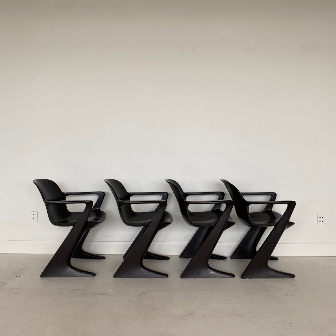 Space Age Kangaroo 'Z Chairs' by Ernst Moeckl for Horn Collection, 1960s, Germany