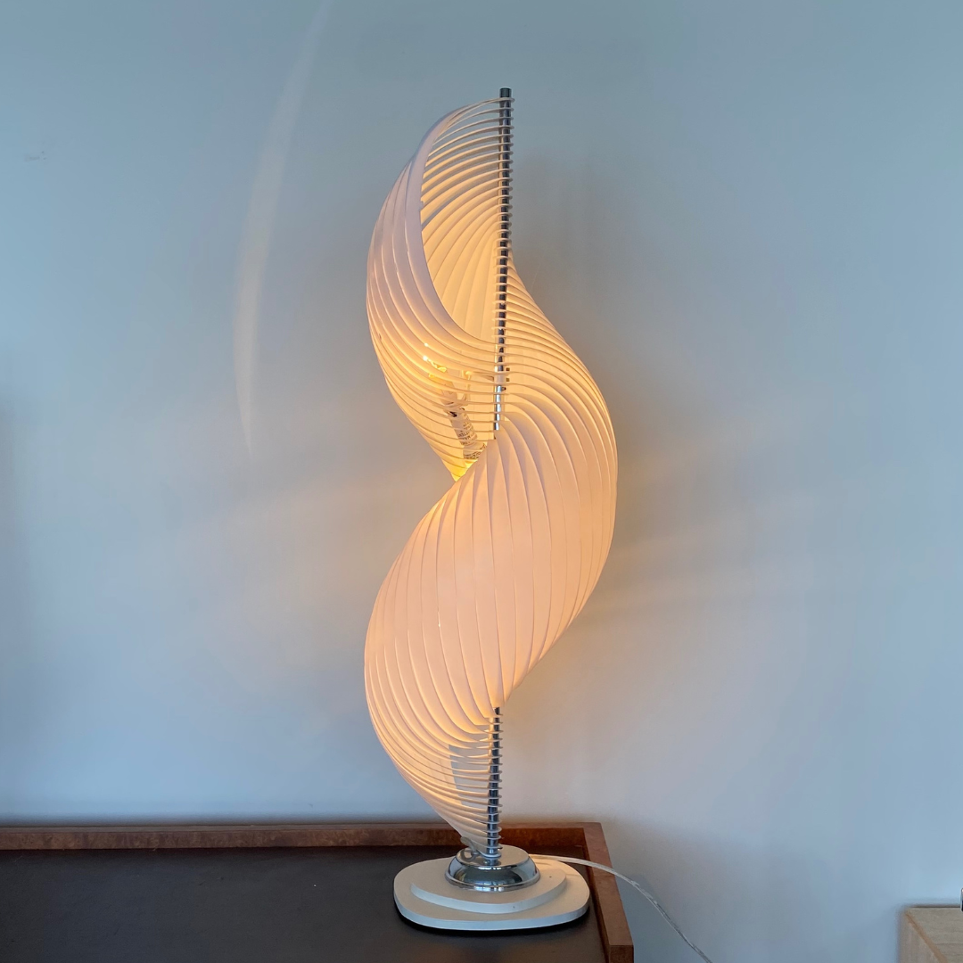 Spiral Lamp in the Style of Henri Mathieu