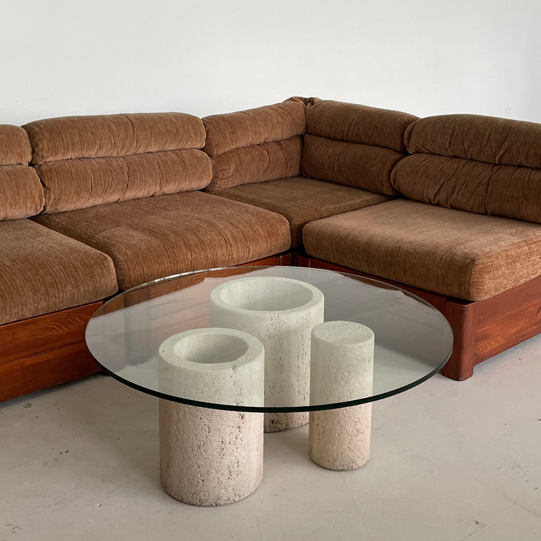 "Di Uno Tre" Italian Coffee Table by Giulio Lazzotti for Casigliani, 1980's