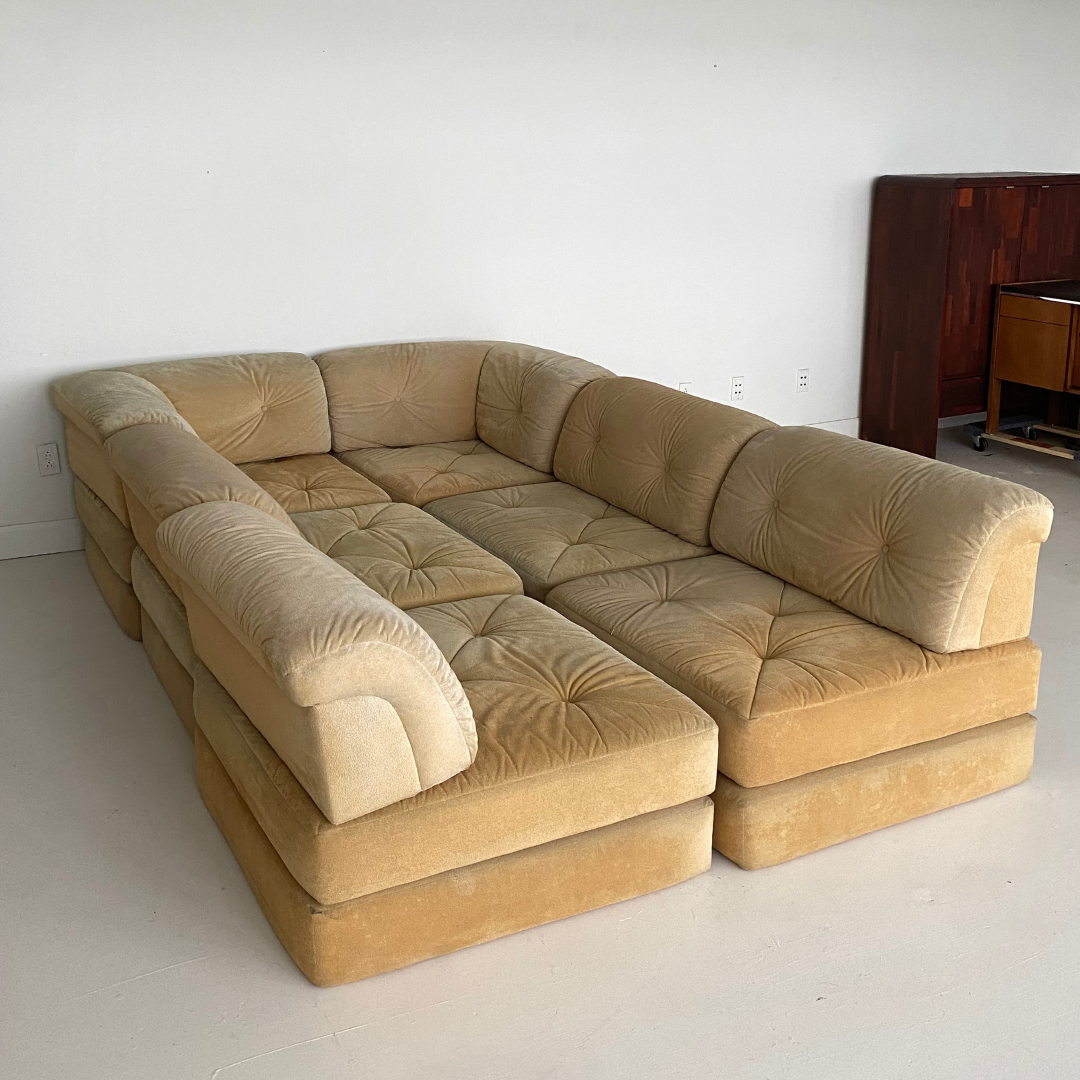 Oatmeal Six-Piece Modular Couch