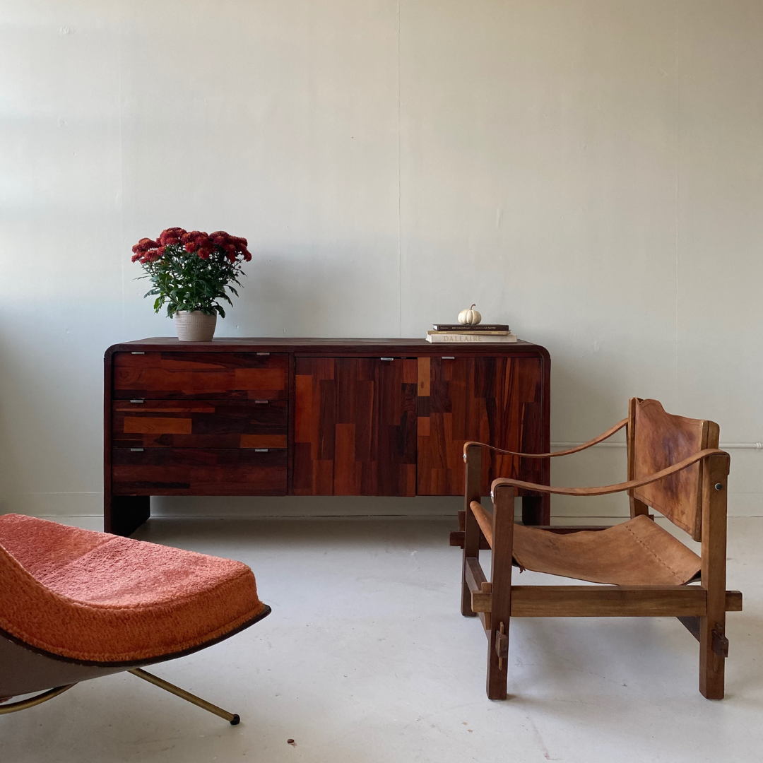 Rosewood Credenza by Henri Vallières