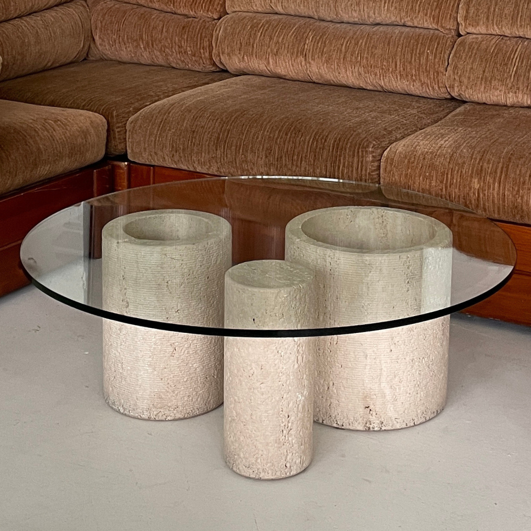 "Di Uno Tre" Italian Coffee Table by Giulio Lazzotti for Casigliani, 1980's