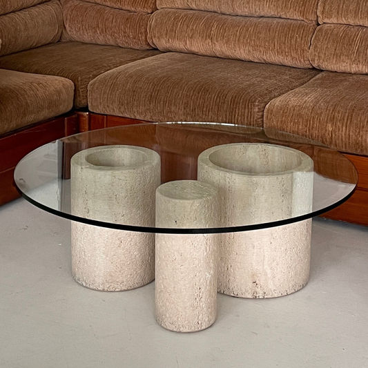 "Di Uno Tre" Italian Coffee Table by Giulio Lazzotti for Casigliani, 1980's