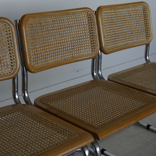 (3) Armless Cesca Chairs