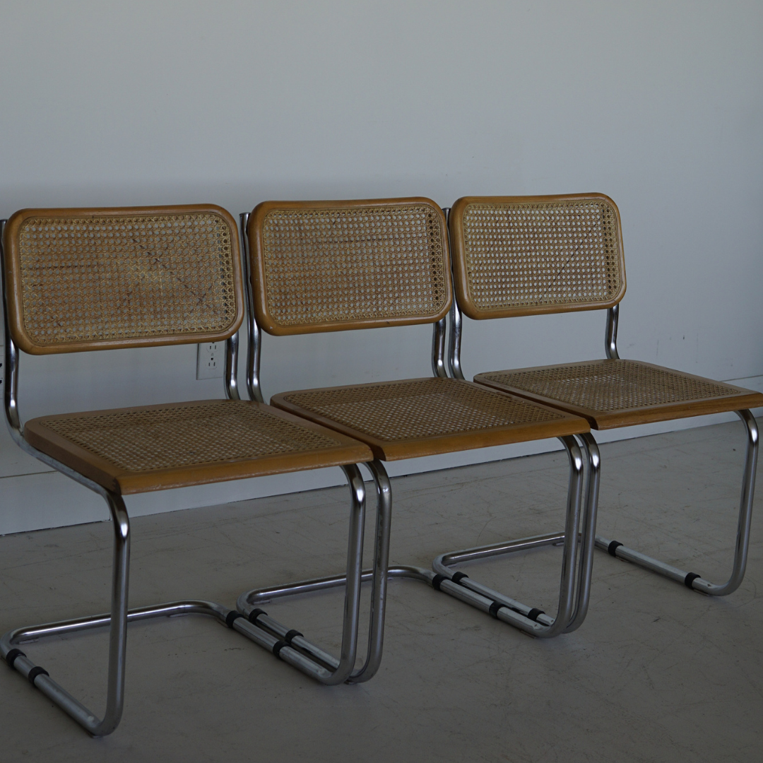 (3) Armless Cesca Chairs