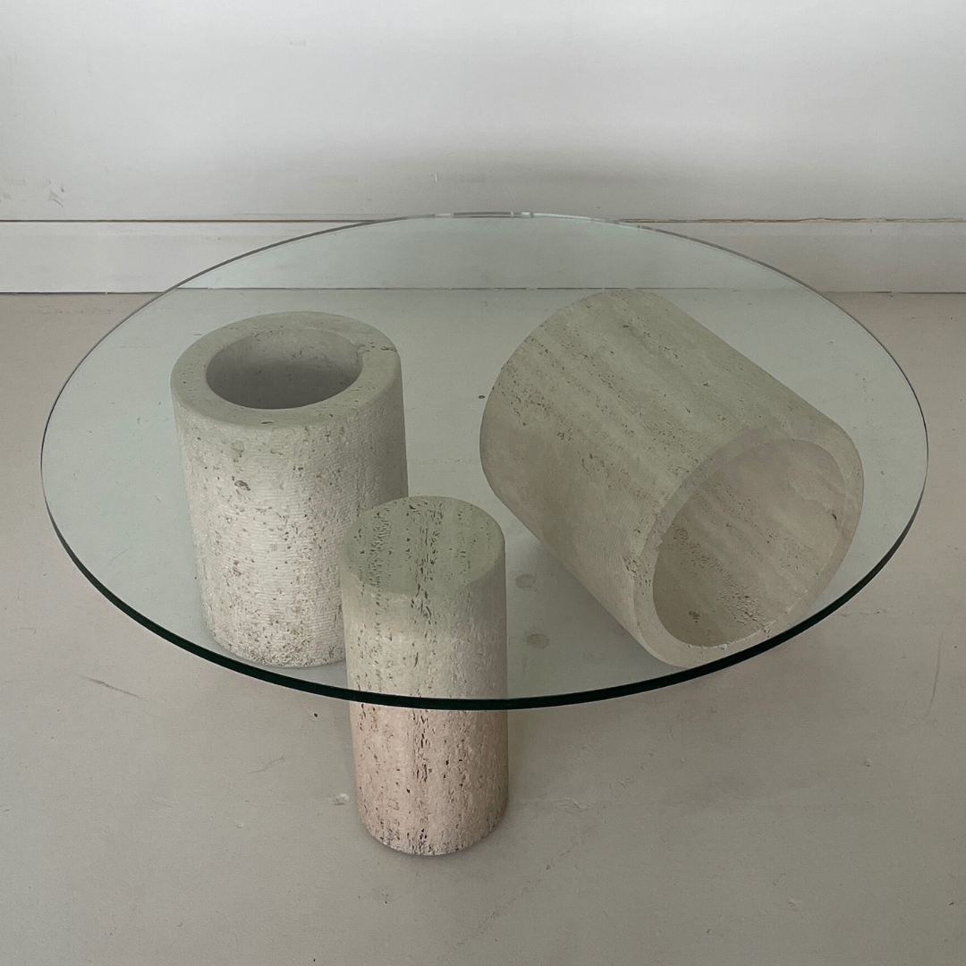 "Di Uno Tre" Italian Coffee Table by Giulio Lazzotti for Casigliani, 1980's