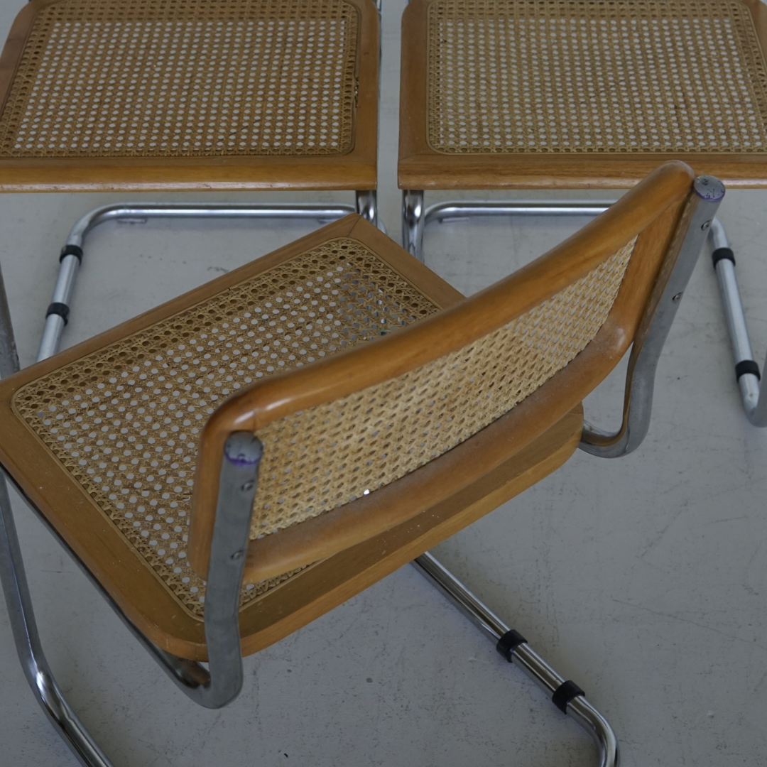 (3) Armless Cesca Chairs