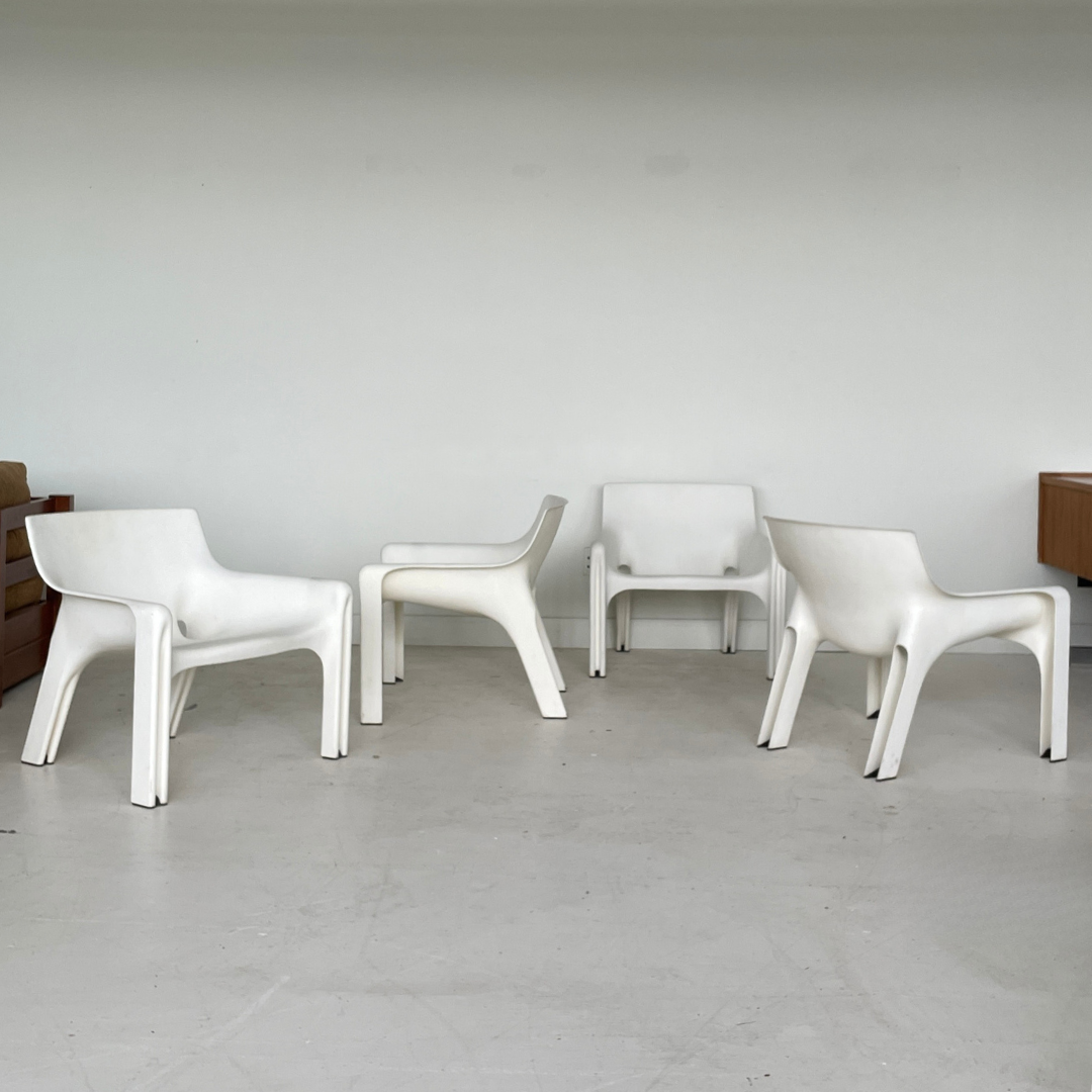 "Gaudi" Lounge Armchair by Vico Magistretti for Artemide