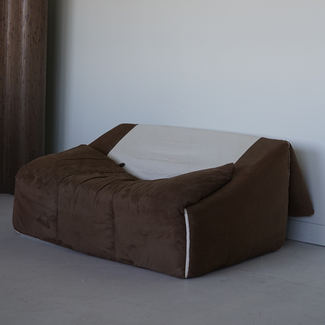 Plumy Style Sofa and Ottoman by Annie Hieronimus