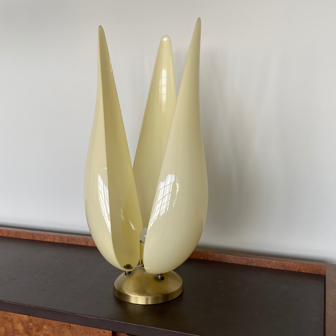 XL Tulip Table Lamp in the manner of Roger Rougier