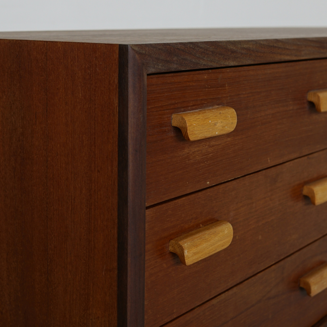 Teak Low Profile Media Unit/Credenza by RS Associates