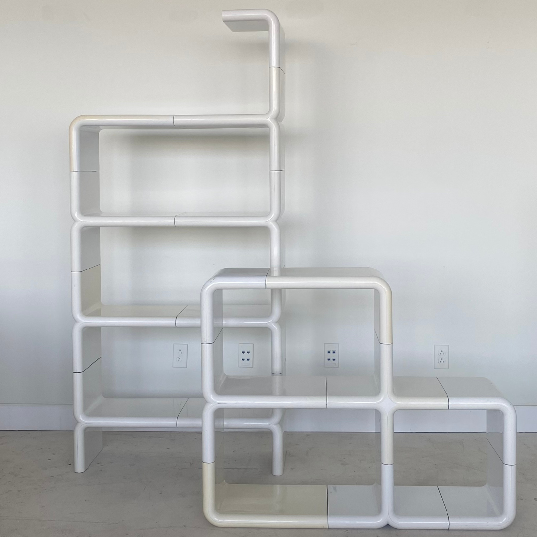 Modular Umbo Shelving Unit by Kay Leroy Ruggles for Directional, early 1970's