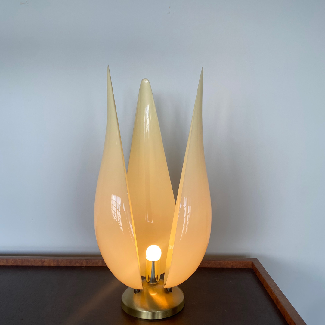 XL Tulip Table Lamp in the manner of Roger Rougier