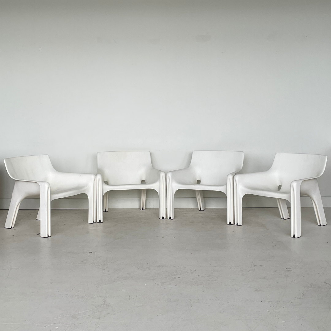 "Gaudi" Lounge Armchair by Vico Magistretti for Artemide