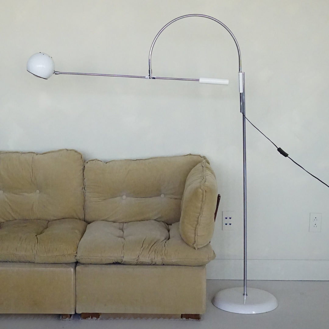 Robert Sonneman Orbiter Floor Lamp, 1970's