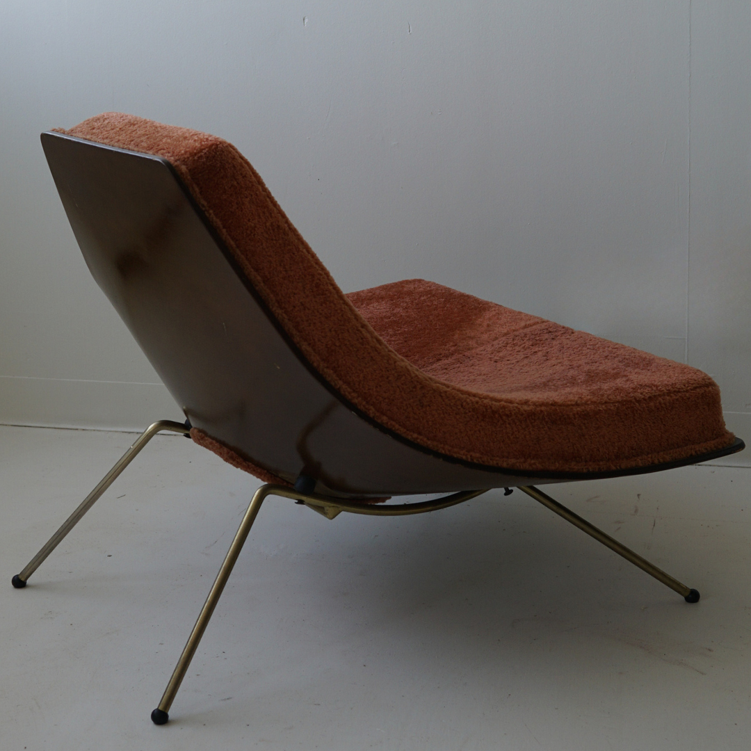 Burnt Orange Winnipeg Chair by A.J. Donahue