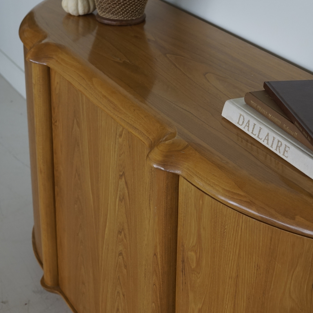 Oak Credenza by Meubles B. Brouillet Inc., 1986