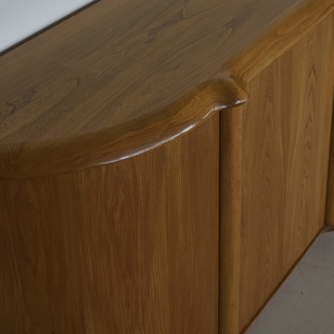 Oak Credenza by Meubles B. Brouillet Inc., 1986