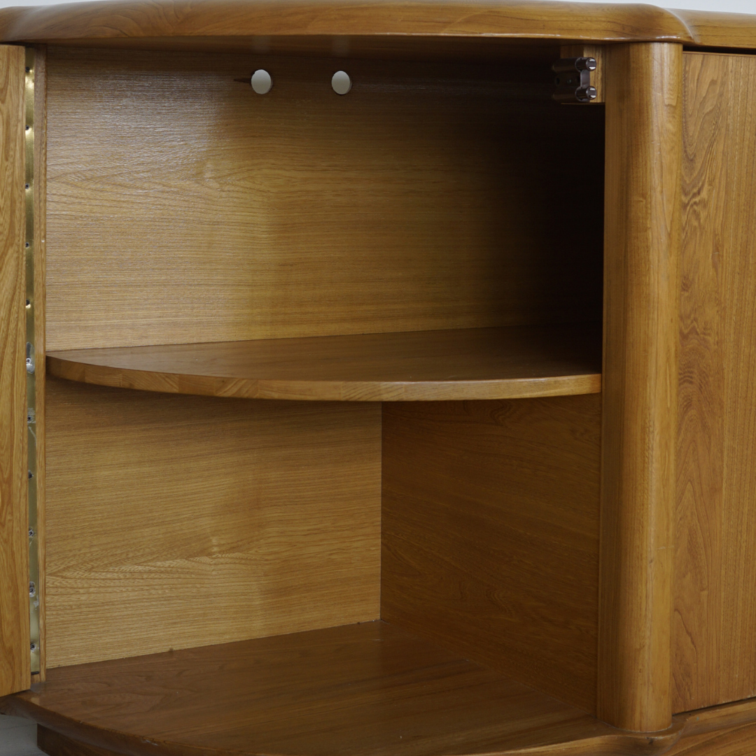 Oak Credenza by Meubles B. Brouillet Inc., 1986