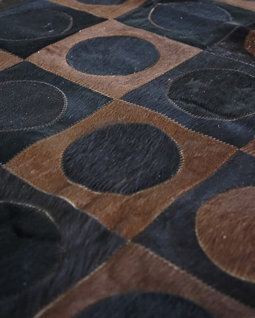 Cowhide Patchwork Handmade Rug