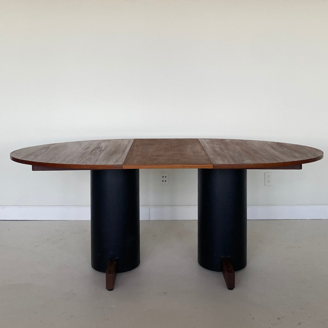 Rare Teak « La Rose » Dining Table by RS Associates, 1973