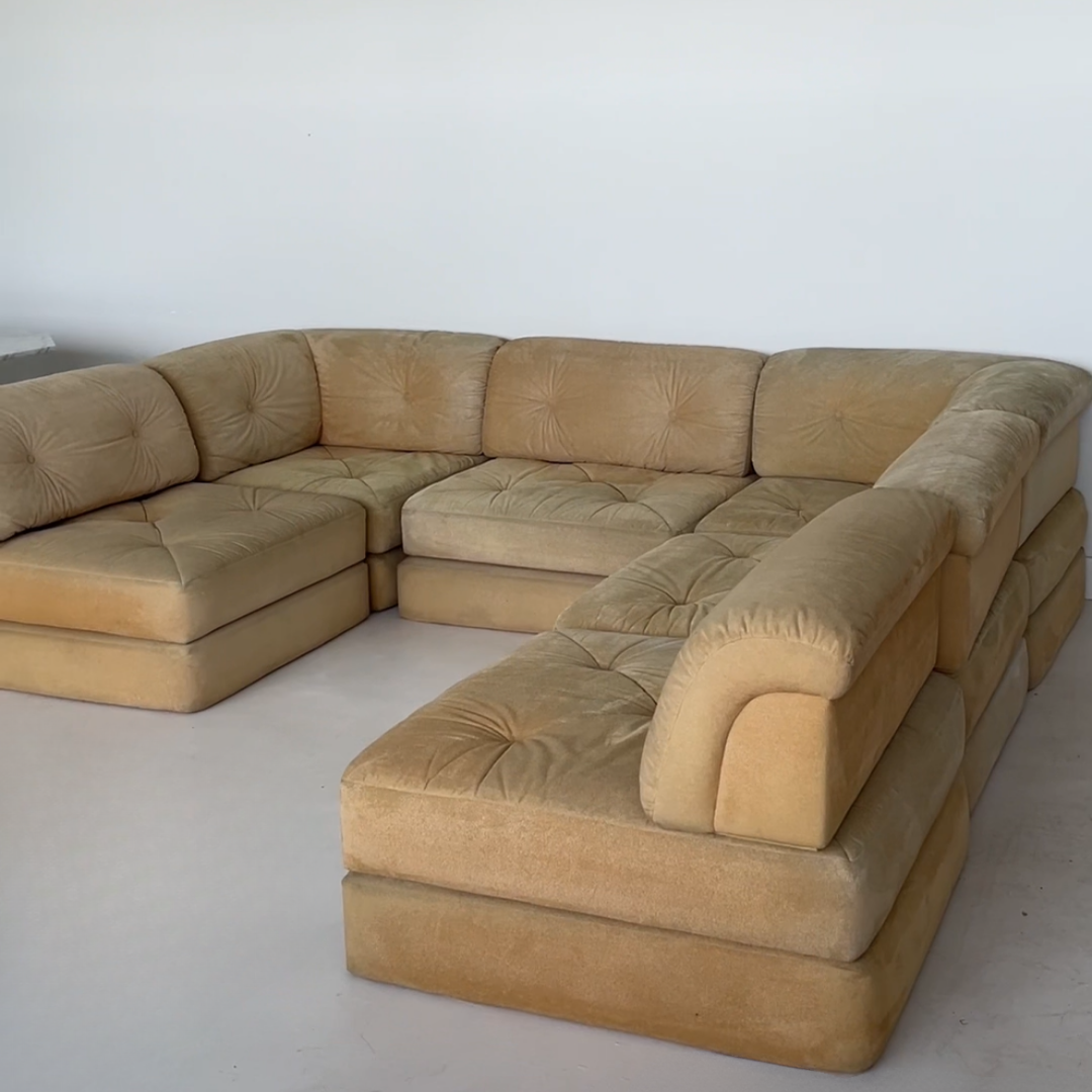 Oatmeal Six-Piece Modular Couch