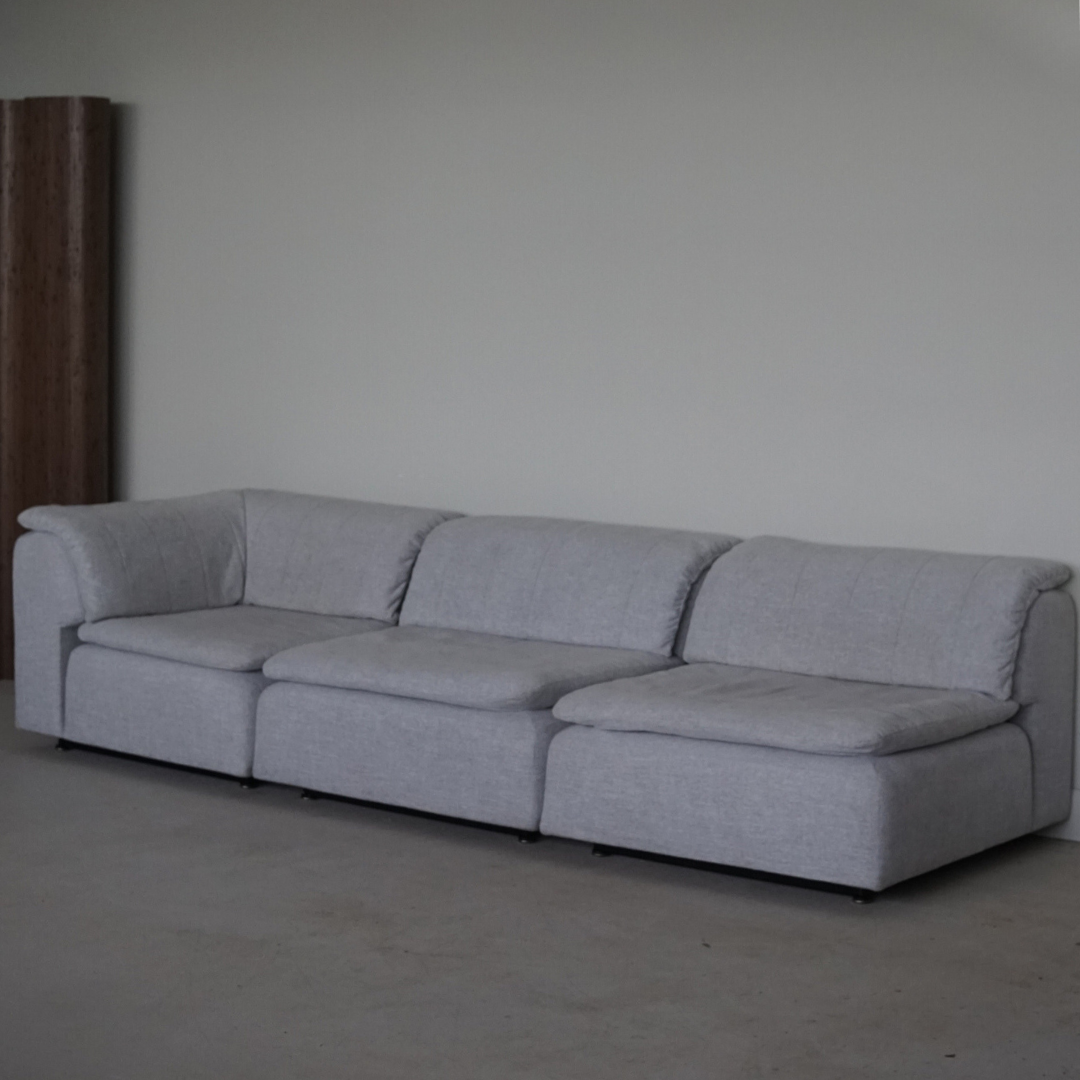 Vintage Reupholstered Roche Bobois Modular Sofa, 1970's, France