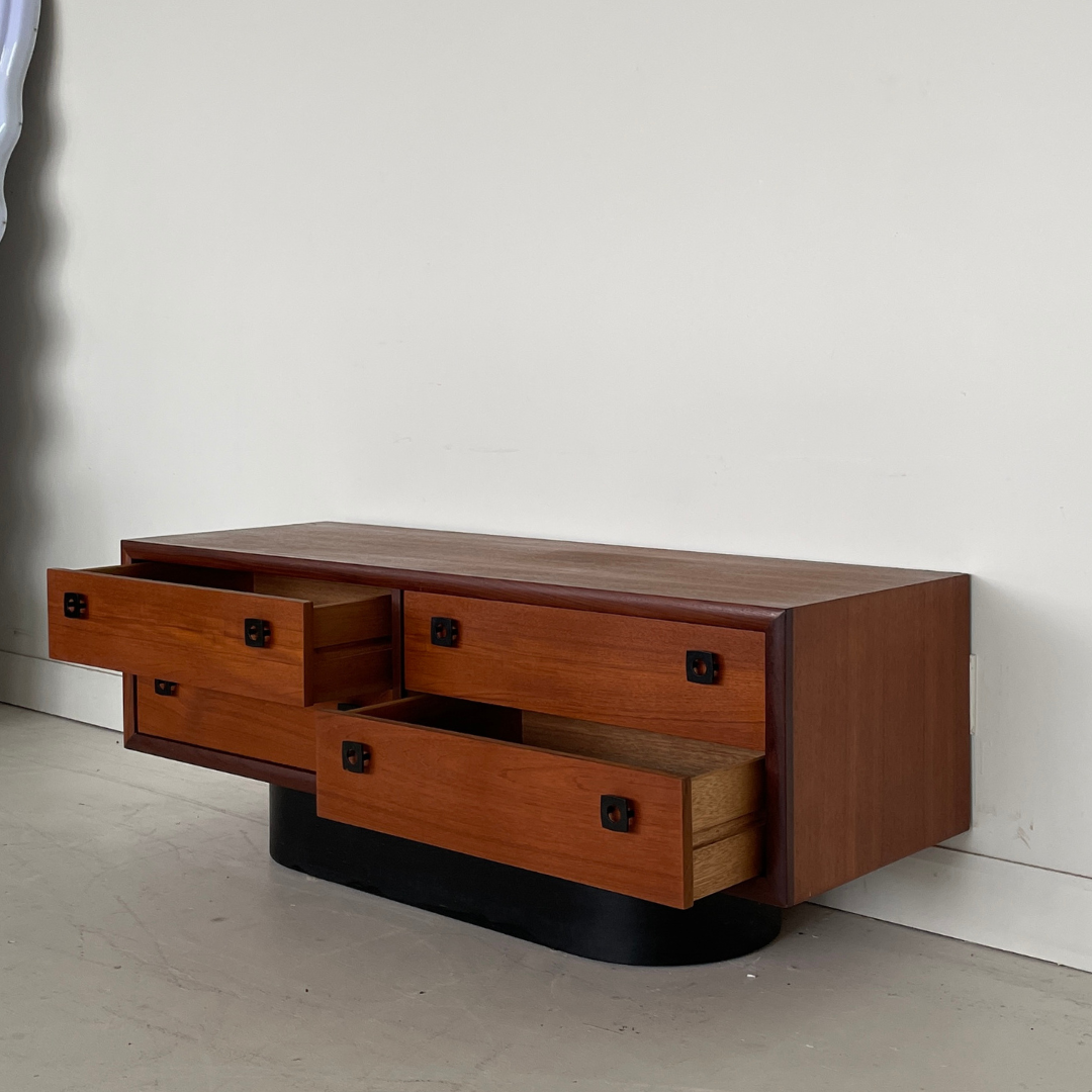 Low Profile Teak Dresser/Credenza by RS Associates