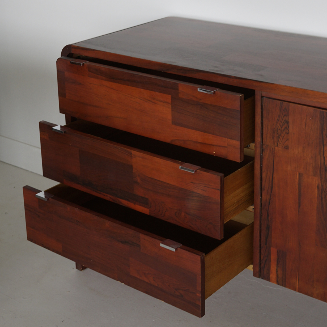 Rosewood Credenza by Henri Vallières