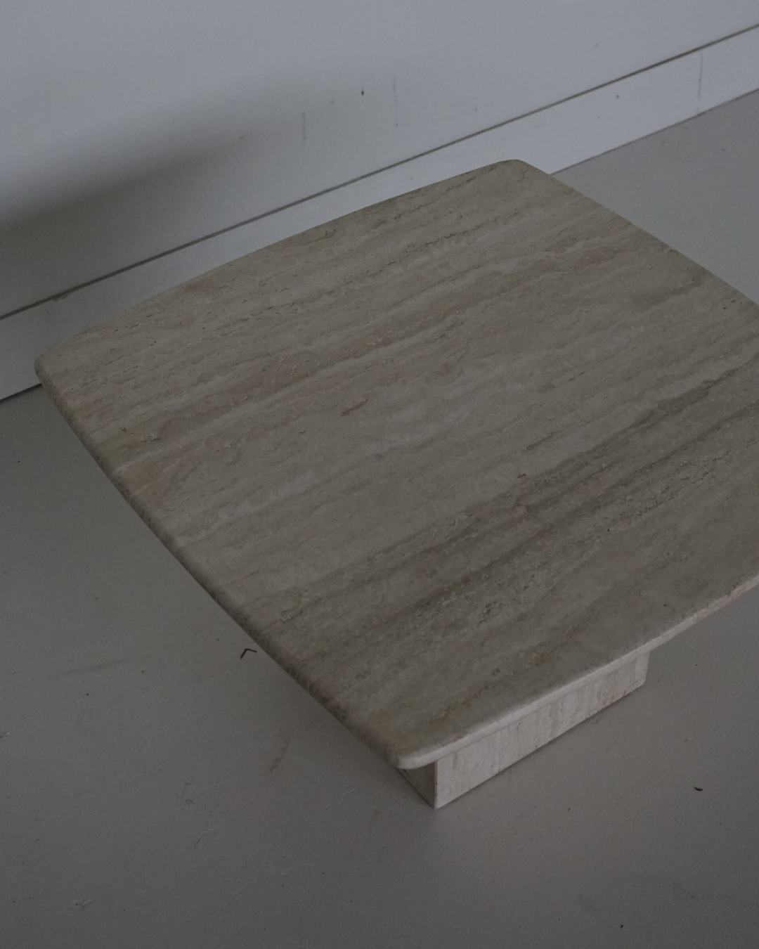 Travertine Bullnose Square Coffee Table