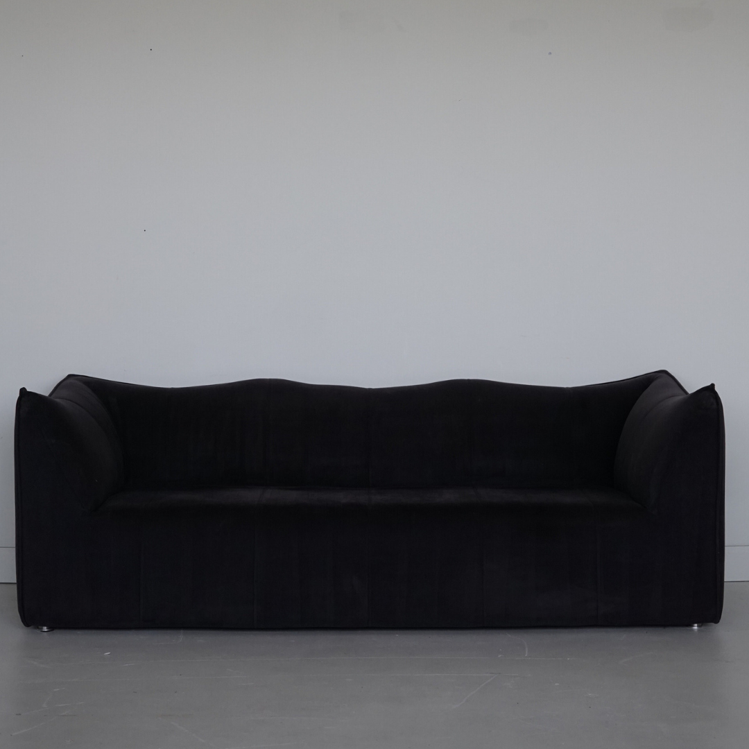 Indigo Three-Seater Velvet Couch