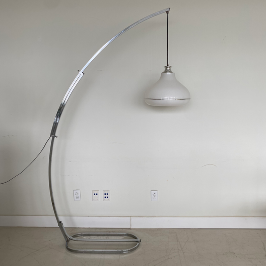 Chrome Arc Floor Lamp