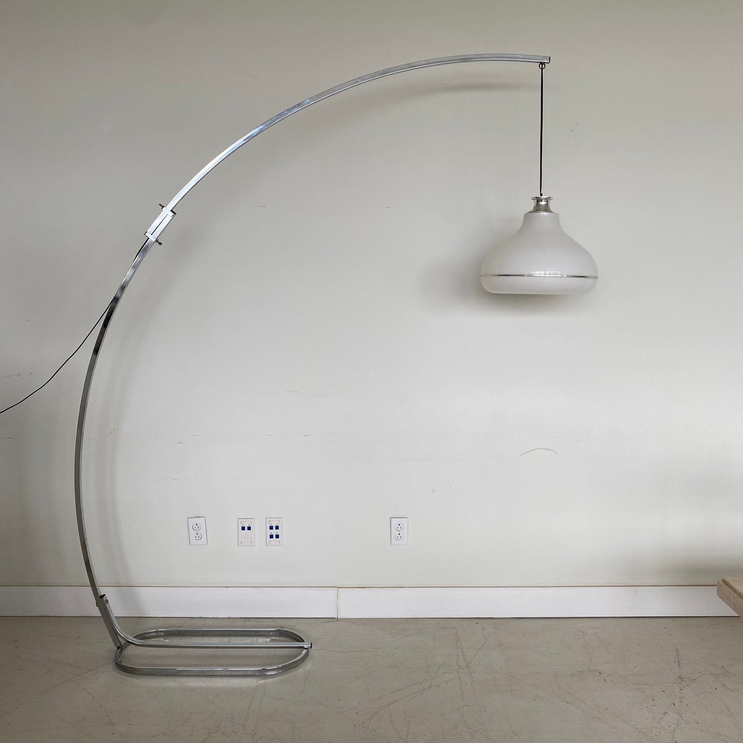 Chrome Arc Floor Lamp