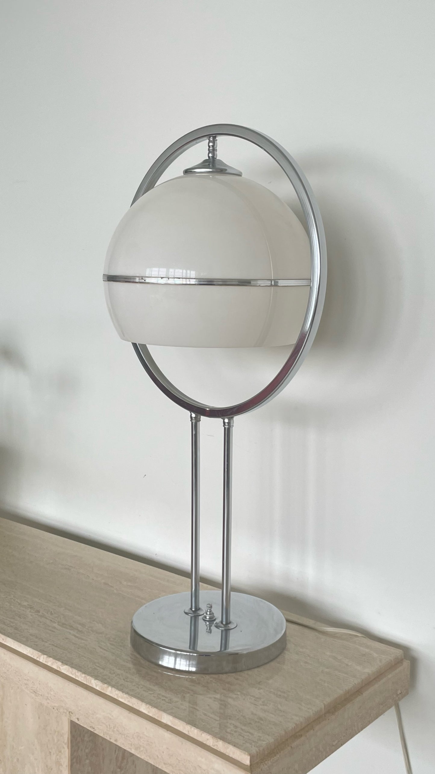 Chrome Table Lamp